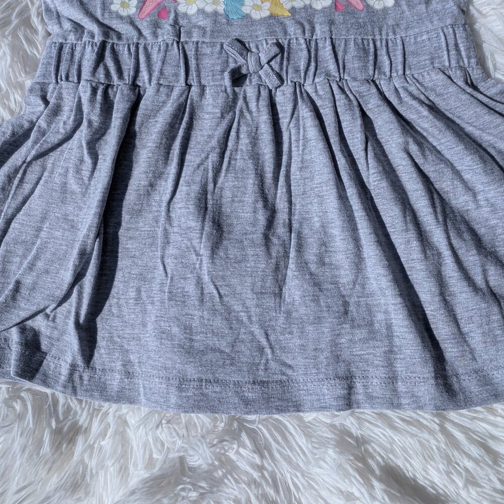 Grey Minnie Mouse Summer Dress – Girls Casual Disney Outfit 3T, 4T ,5T 7/8 - Picture 4 of 5